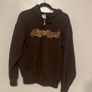 Sugarland ‘Love On The Inside’  Large Brown Concert Full-Zippered Hoodie